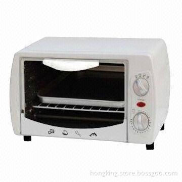 Toaster Oven with 9L Capacity, 1,000W, 4 Stages Switch Heating Selection